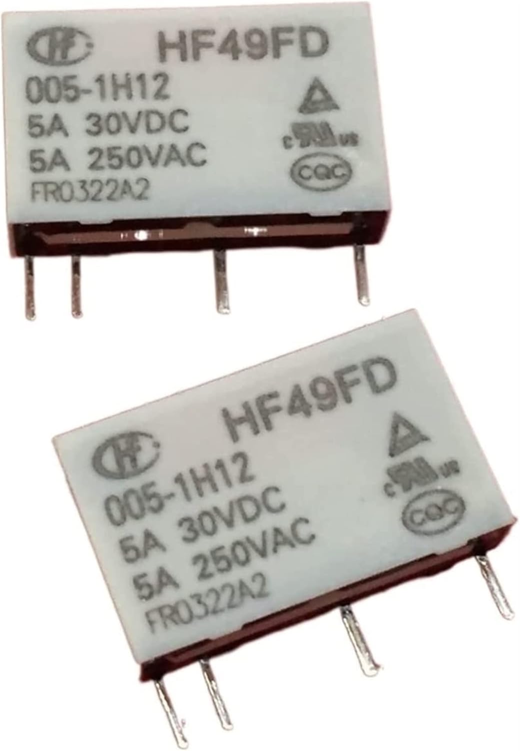 Relay 10pcs HF49FD-005-1H12 HF49FD 005-1H12 DC5V 1H12 4PIN 5A 250VAC