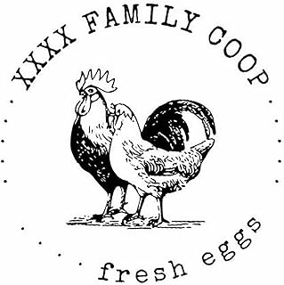 Personalized Stamps Chicken Coop Egg Holder Dates Stamps Rustic Typewriter Egg Carton Stamp Egg Cartons Chicken Coop Accessories Date Stamp