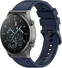 Bracelet Compatible avec Huawei Watch GT2 /GT2 Pro/GT3 /GT3 Pro 46mm, 22mm Silicone Bracelets de Remplacement pour Samsung galaxy watch 3 45mm