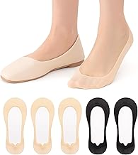 MANZI Invisible No Show Socks Women Ultra Low Cut Footsies Liner Socks 5 Pack