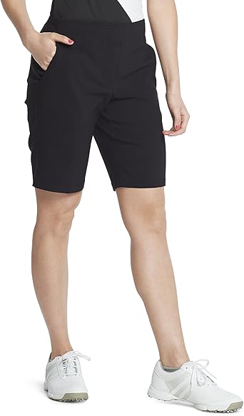 Womens black golf shorts Clearance