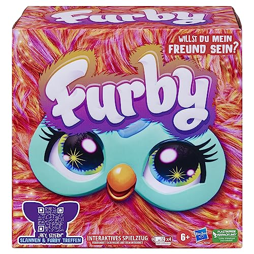 Furby Hasbro orange peluche interactive version allemande pour s'amuser et apprendre - 7