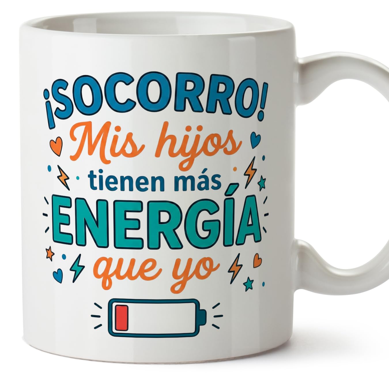 MUGFFINS Taza mamá con frase Para la mejor mamá del mundo en Español | regalo madre | 330 Ml 11 oz | Idea original para regalar | progenitores v3 — view 38