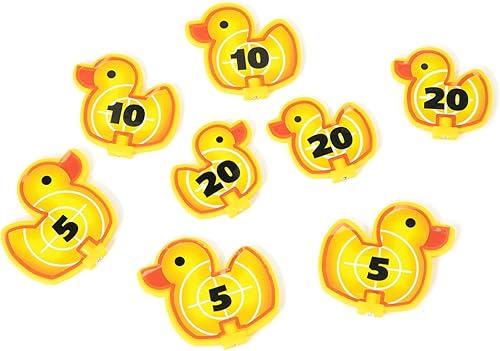 Miniatura 5 de Merchant Ambassador Retro Arcade Electronic Duck Shooting Gallery - Juego de mesa con pistola bláster, patos móviles y efectos de sonido, a partir