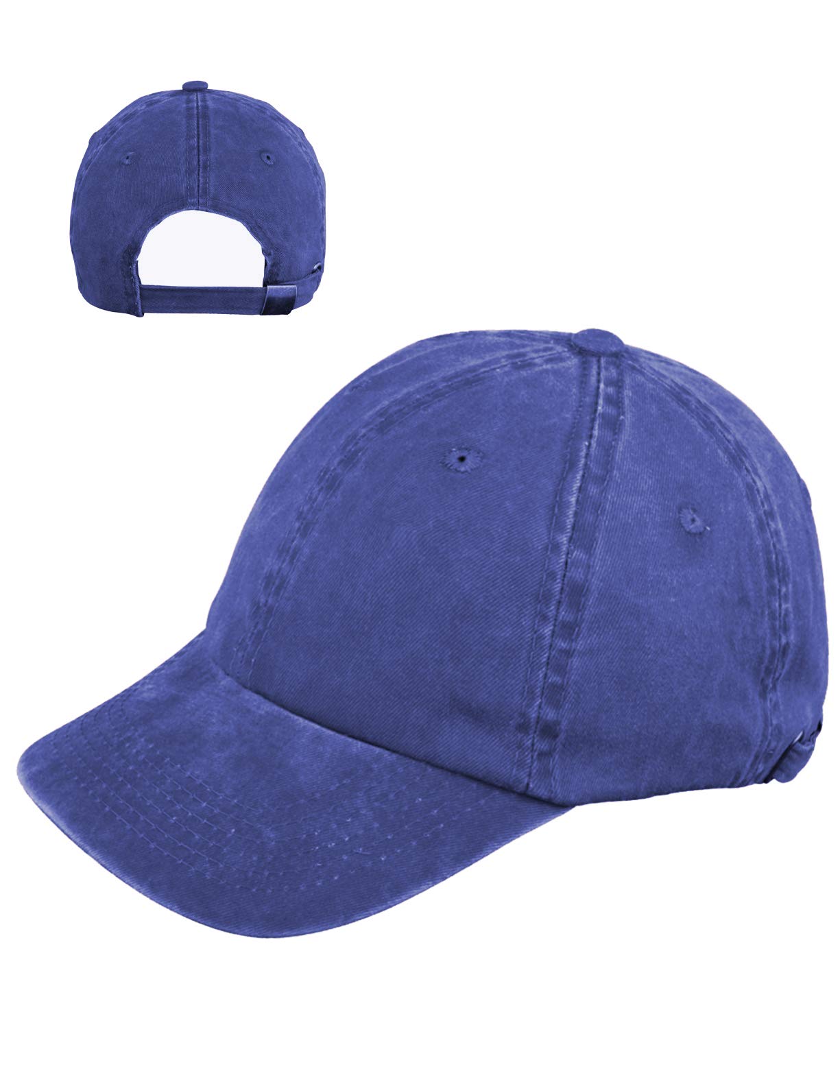 Washed Cotton Baseball Cap Hat for Women Men Vintage Dad Hat Casual Sports Cap