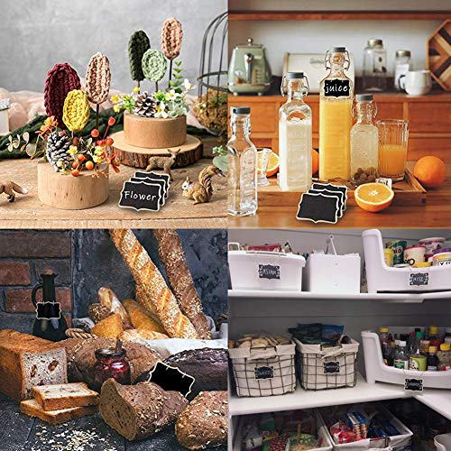 Miraclekoo 12 Pcs Mini Erasable Chalkboard With Hanging String For Wedding Gift Tags Party Favors,Reusable Storage Labeling Tags #TOP6