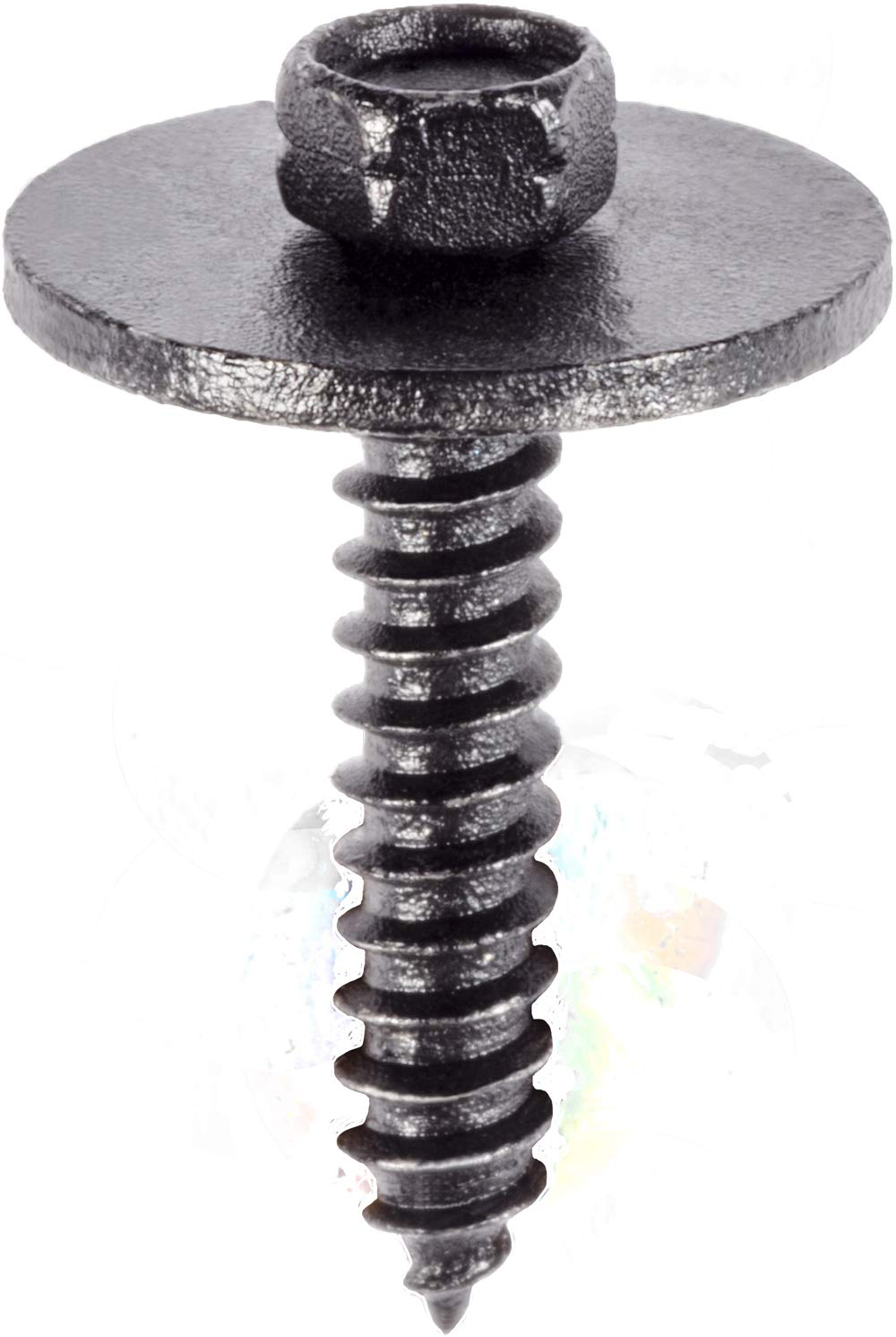 AMZ Clips and Fasteners 50 Hex Head Sems Tapping Screw Compatible