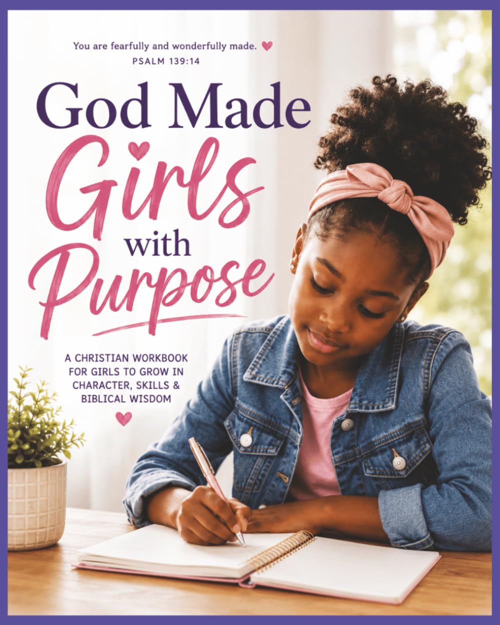 God Made Girls with Purpose: A Christian Workbook for Girls to Grow in Character, Skills & Biblical Wisdom