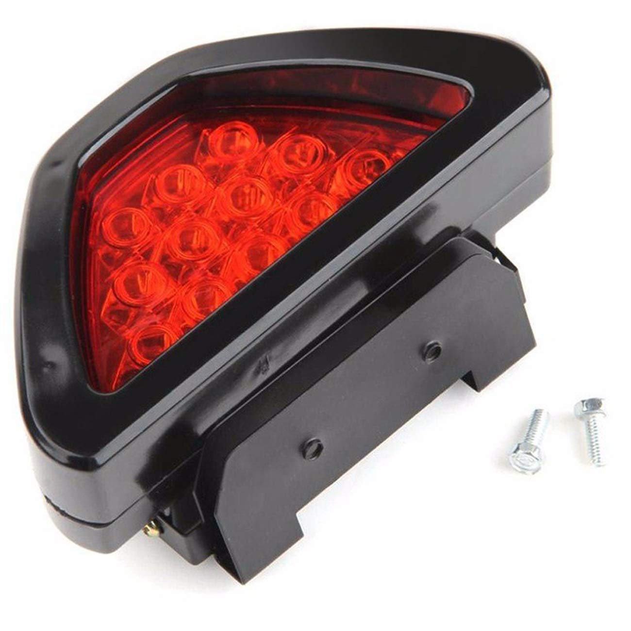 YIBO 1*Motorcycle Car Motorbike Red Brake Light Flash Strobe Emergency Warning Universal F1 Style DRL LED Rear Tail Stop