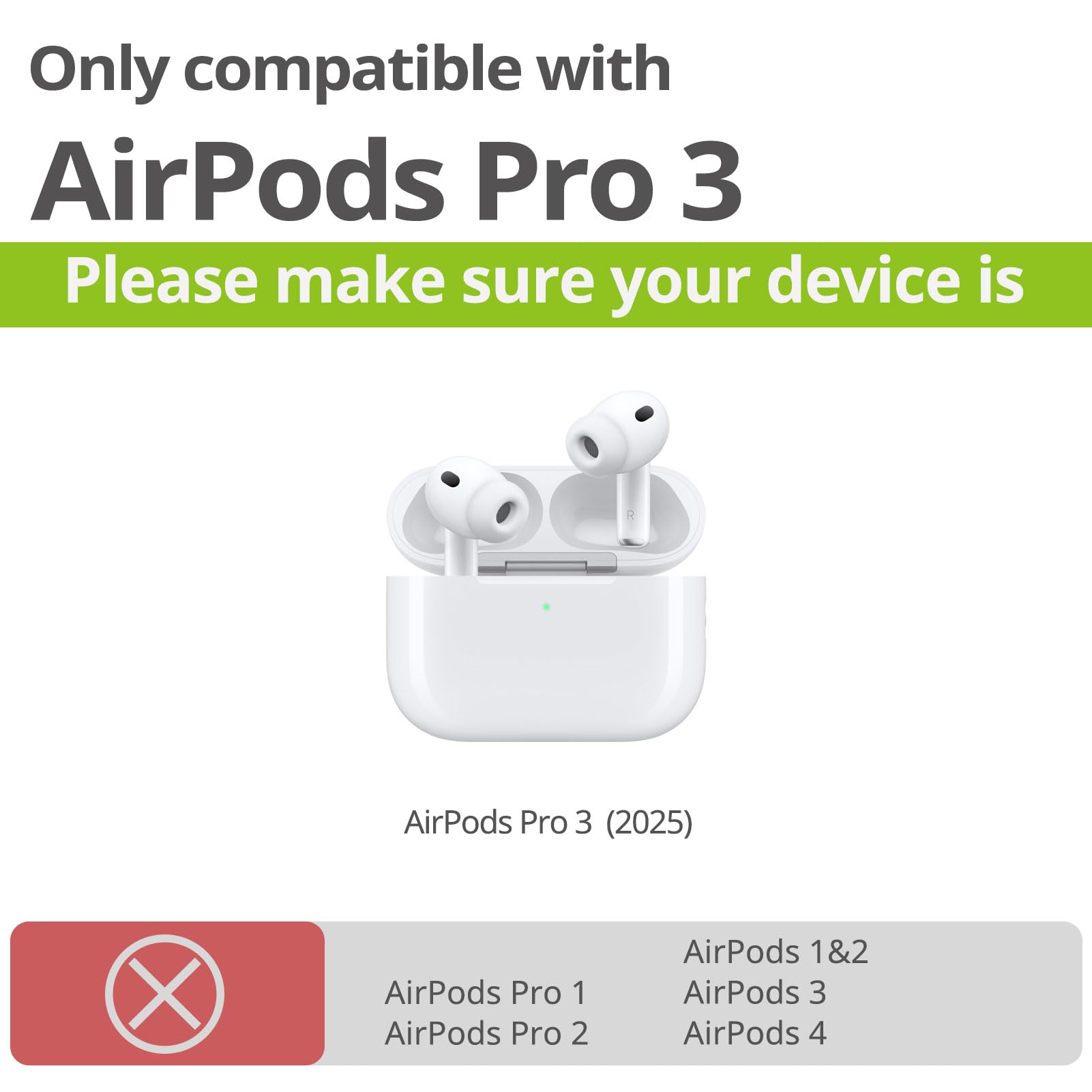 Carveit Etui kompatybilne z AirPods Pro 3 (2025), etui ochronne [grawerunek z drewna i muszla] [tytanowe szybkie zapięcie] do Airpods Pro 3 Skin 2025 etui (różowe skrzydło Sakura)