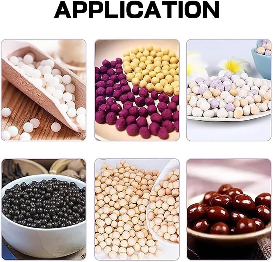Manual Tapioca Pearls Forming Machine, 3-12mm DIY Pearl Maker Tool Manual Tapioca Pearl Maker Machine for Dessert Stores, Milk Bubble Tea,5mm