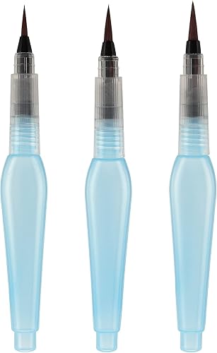 Miniatura 1 de Fan-PAN - Juego de pintura de acuarela portátil 42 colores surtidos con 4 pinceles kit de viaje plegable de grado profesional con cepillo de agua