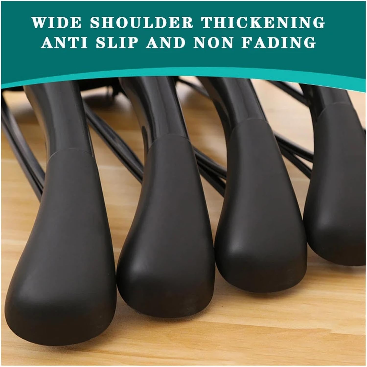 5pcs Wide Shoulder Plastic Clothing Hanger Suit Clothes Seamless Coat Drying Racks Wardrobe Room Storage Organizer(Men Style 1)