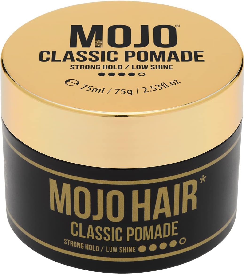 Classic Pomade (water based) Strong Hold - Low Shine, For all hair types,Features luxury fragrance,Delivers all day hold, performance and style Washes out with ease 1x75ml/64g