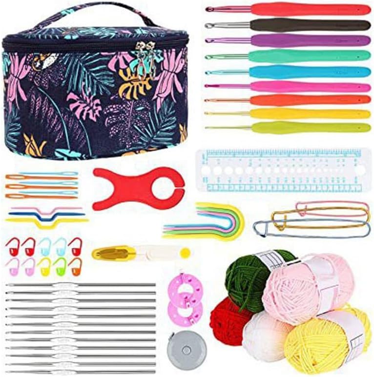 PMFNVXUW Crochet Accessories Hand Knitting Tool Set DIY Wool Material Kit