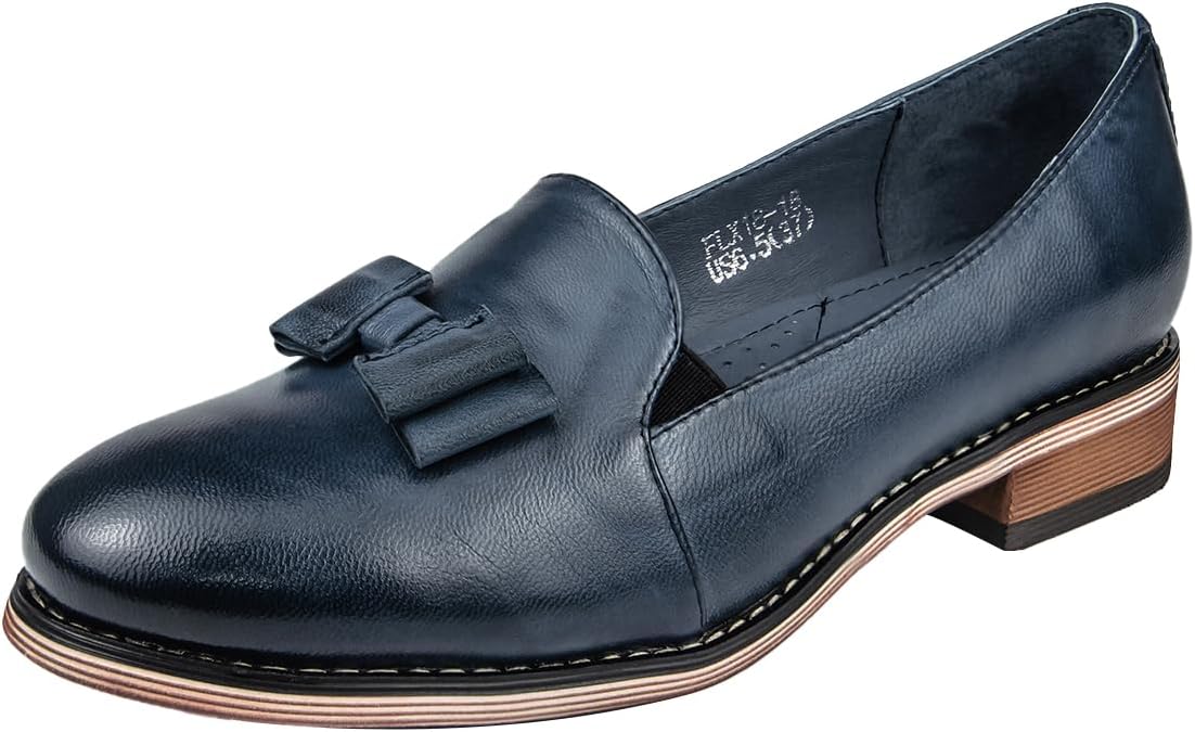 Tassel Loafers Womens Navy Flat Shoes WOMEN TASSEL LOAFERS 1842 DRAC