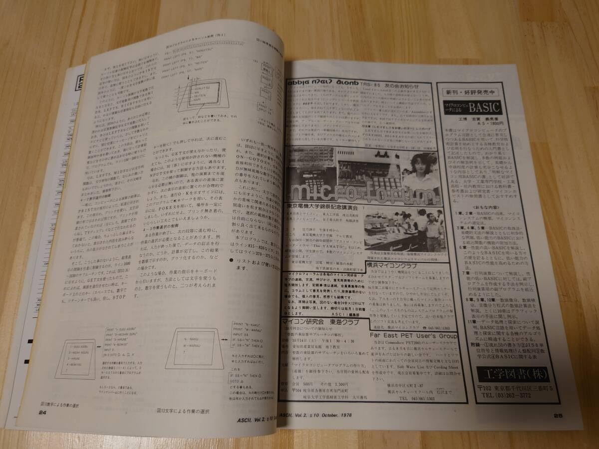 Amazon.co.jp: ASCII 月刊アスキー 1978年10月号 No.16 アスキー出版  
