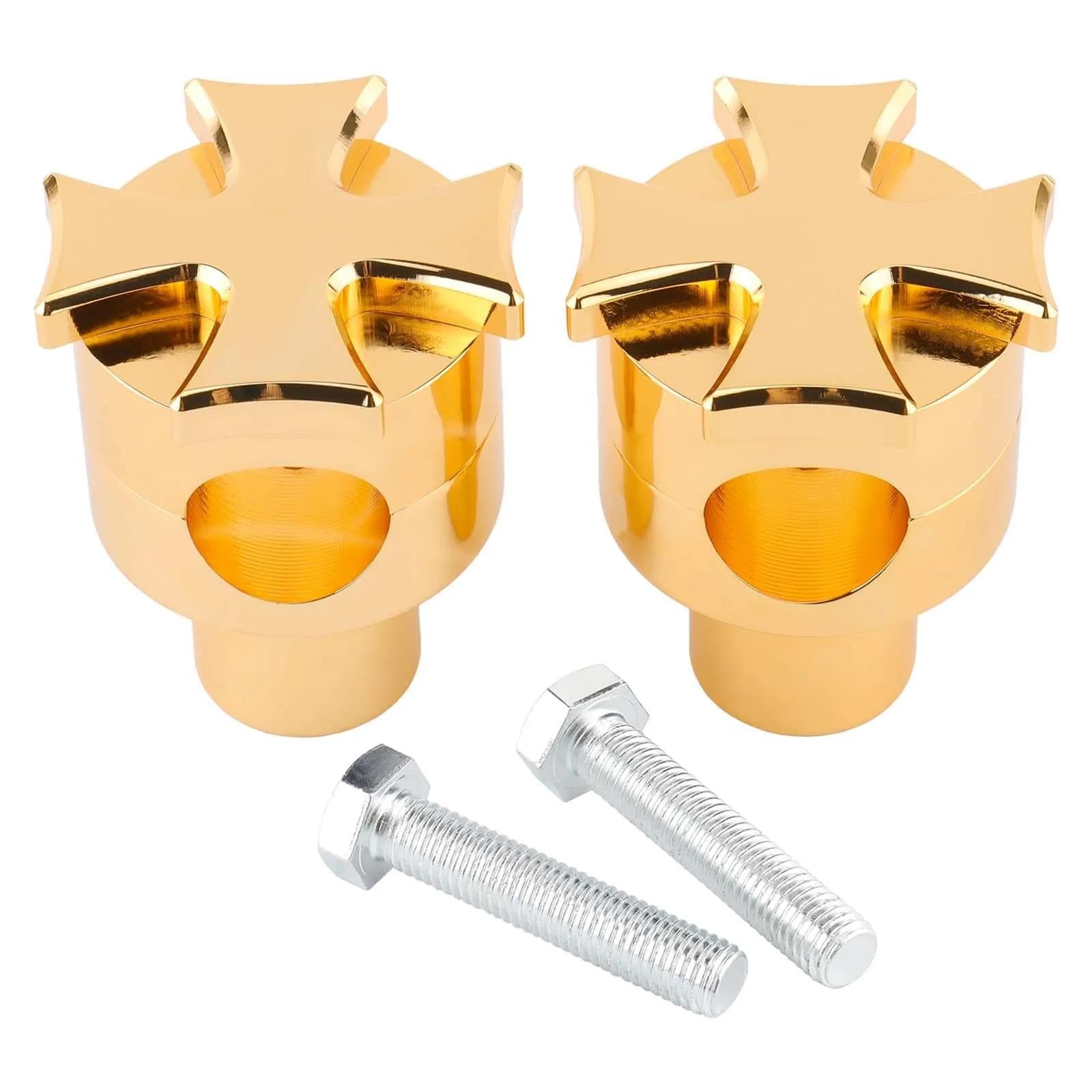 Support de guidon de moto 1" fixation 25 mm universelle pour chopper et bobber custom