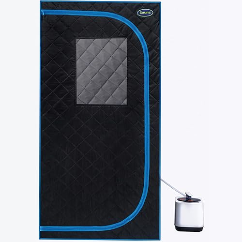 Sauna de vapor, sauna portátil para el hogar, tienda de sauna en casa, sauna interior para spa personal, calentamiento rápido, fácil de instalar,