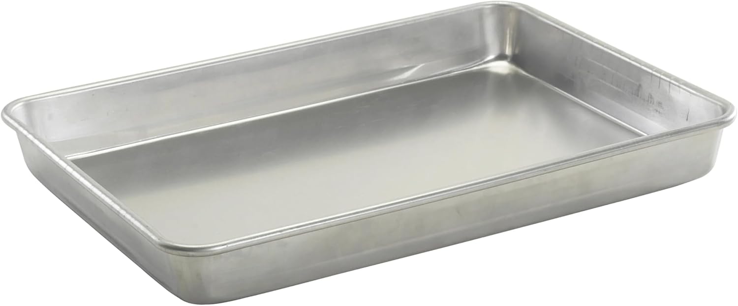 20" x 13" Aluminum Roasting & Baking Pan with Nonstick Crisping Rack - Family-Size Oven Pan for Turkey, Meat & Vegetables