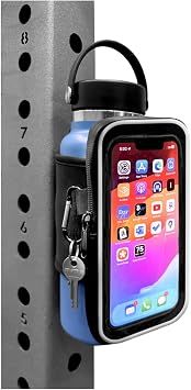 Maxby Gym Magnetic Water Bottle Sleeve with Touchscreen Phone Pouch