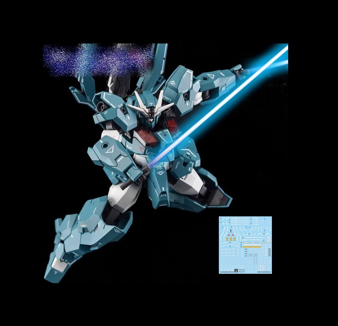 Amazon | HG ガンダムルブリスウル AKO 蛍光 デカール 水星の魔女