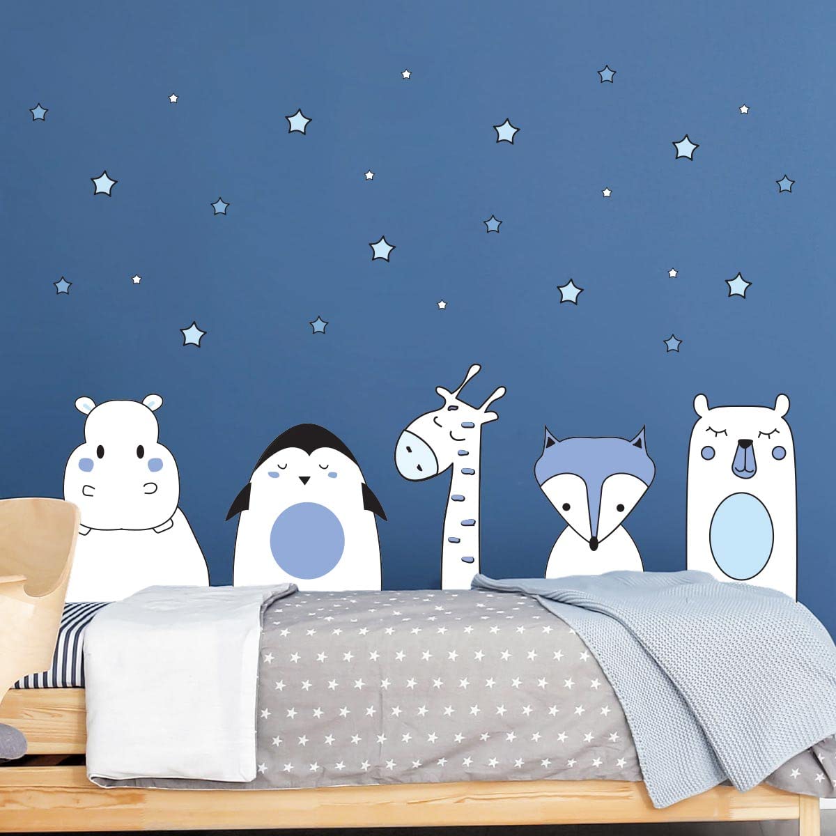 Children's Wall Sticker - Decoration for Baby's Room - Wall Sticker - Scandinavian - Wall Sticker - Height 60 x Length 90 cm - Image 4
