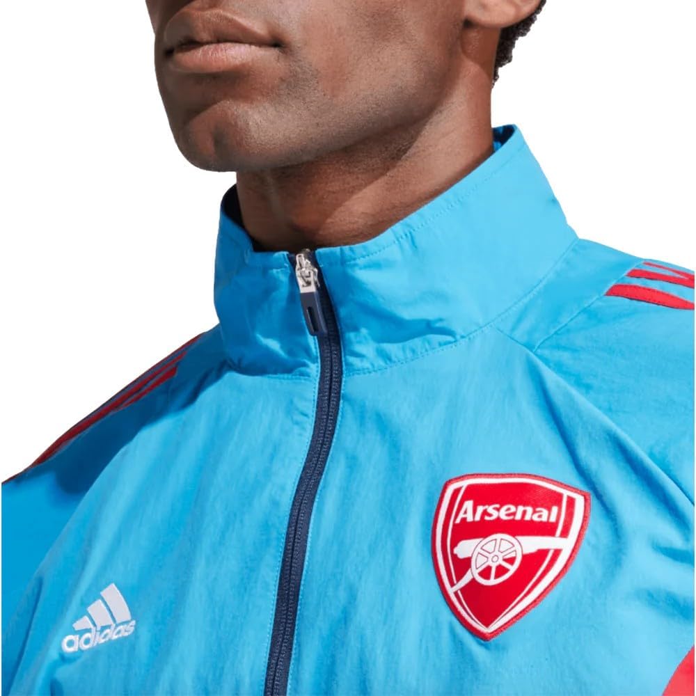 adidas Arsenal Woven Track Jacket (US, Alpha, X-Large, Regular, Regular, Ray Blue Legend Ink) - Image 4