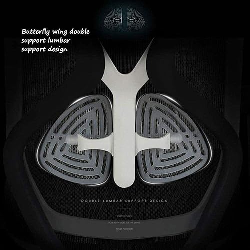 Miniatura 5 de Cómoda silla de oficina con respaldo ergonómico Silla de oficina giratoria con brazos ajustables de apoyo (un color)