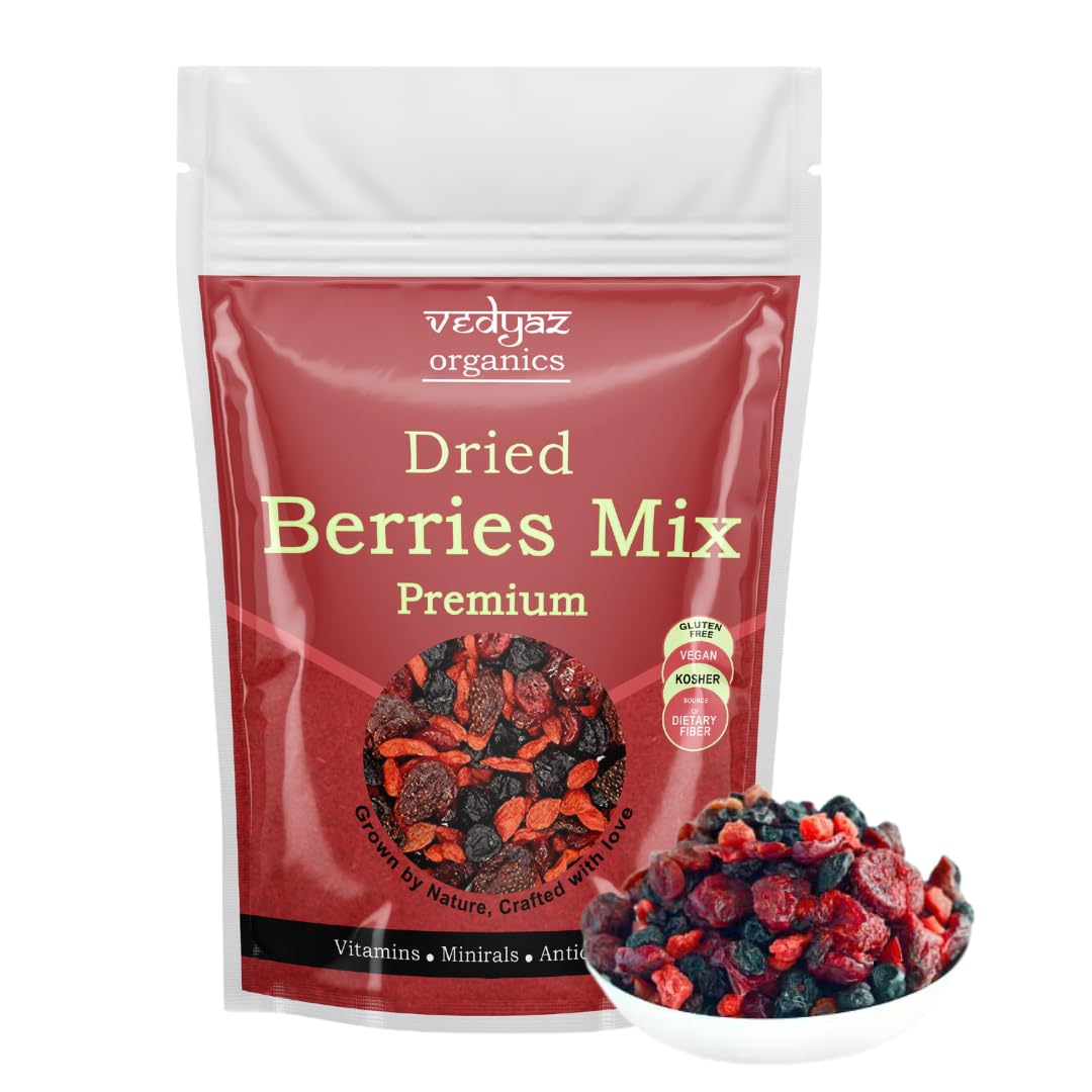 See full amazon price history chart for Vedyaz Organics Dried Berries Mix 200gm - Mix of Blueberry, Goji berry, Strawberry & Cranberries Dry fruits - Rich in Nutrients & Antioxidants Vedyaz Organics Dried Berries Mix 200gm - Mix of Blueberry, Goji berry, Strawberry & Cranberries Dry fruits - Rich in Nutrients & Antioxidants (B09M9YVLFS) Amazon Price History, Amazon Price Tracker