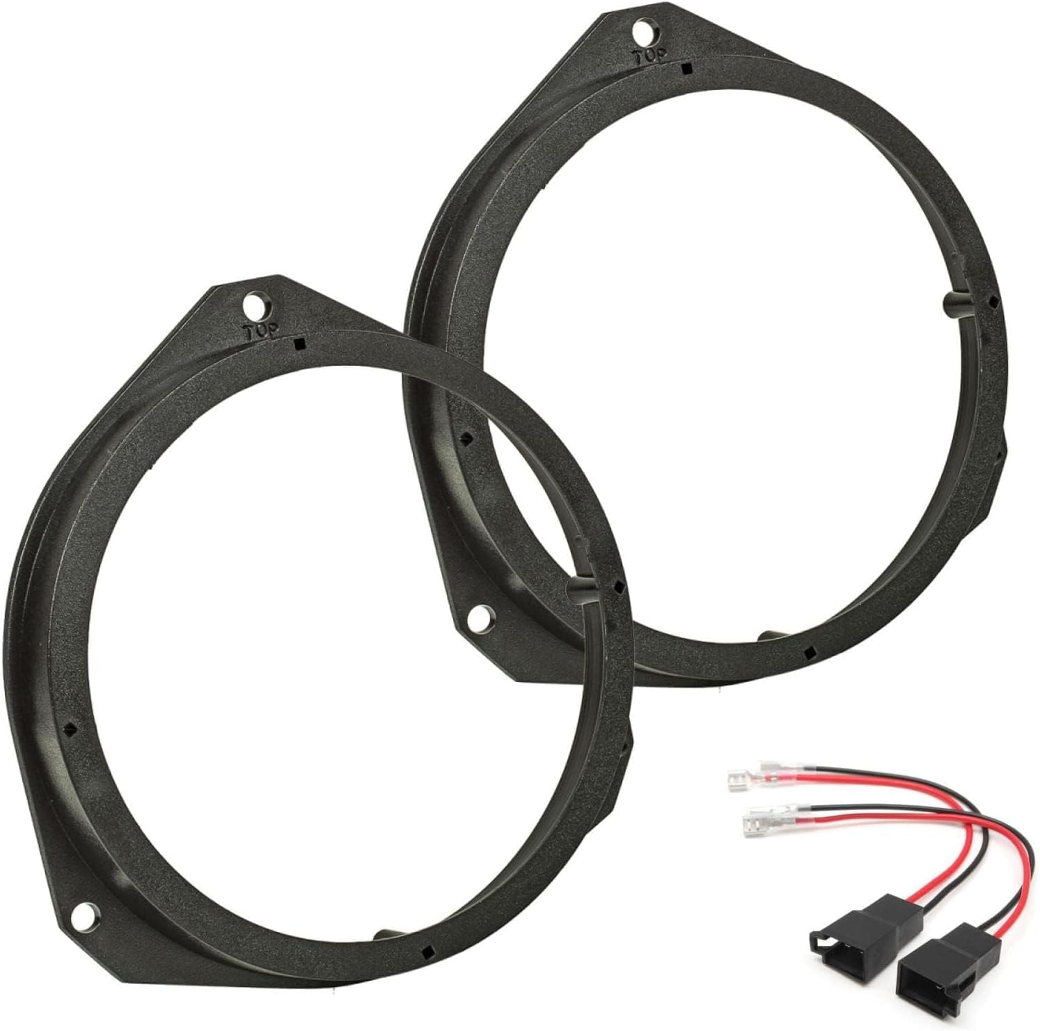 Kit Casse Altoparlanti Focal per Fiat 500 312, 500 Abarth 595 695 dal 2007 Anteriore, Set Focal ASE 165, 2 Woofer 165 mm, 2 Tweeter, 2 Crossover + 2 Anelli e Cavi Adattatori