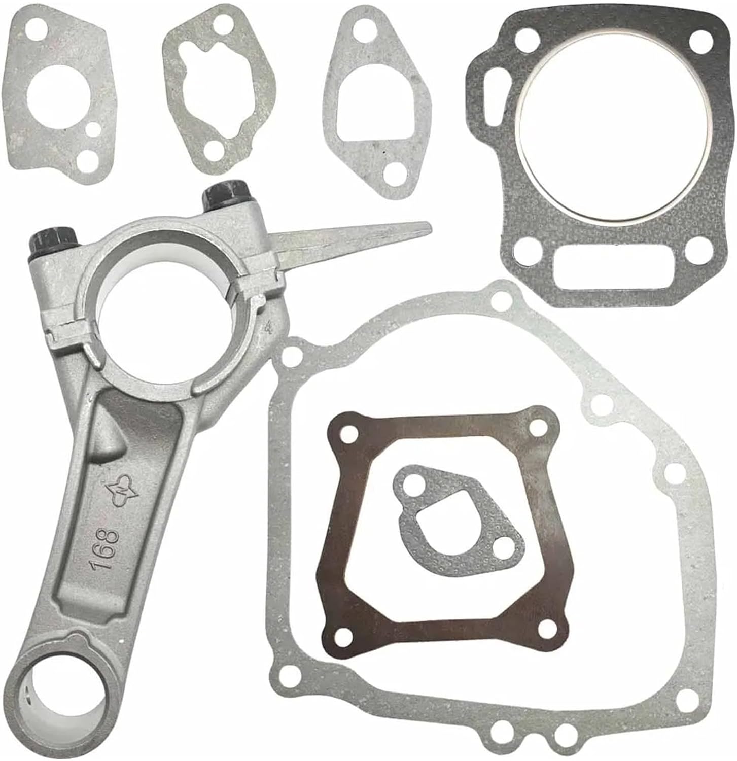 68mm Connecting Rod Full Gasket Kit for GX160 6.5HP GX 160 Engine Motor Mower Spare Parts