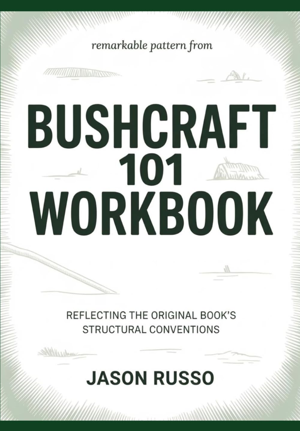 Remarkable pattern from bushcraft 101: Aligned with the original book’s stylistic pattern