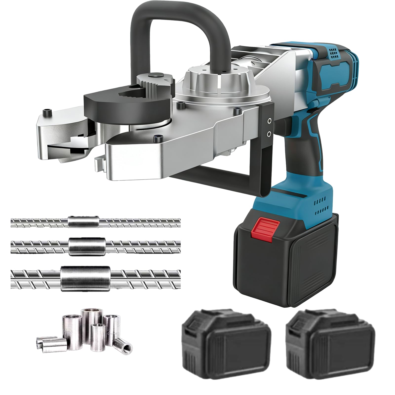 DongDongQiang Cordless Rebar Sleeve Threading Machine, 16-40mm