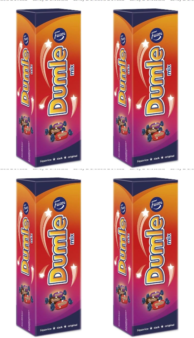 Fazer Dumle Mix Caramel 4 Boxes of 860g