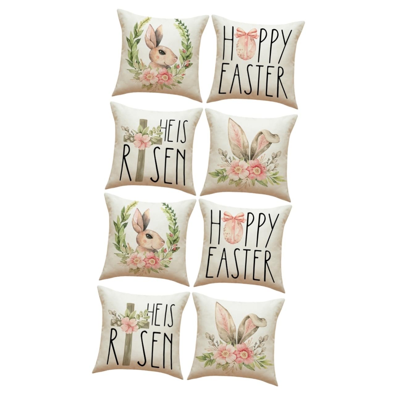 Remplissage de coussin plat ? Renouvelez votre déco avec l'ensemble oreiller de Pâques complet