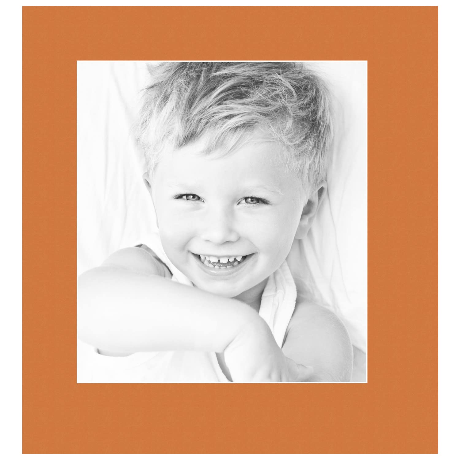 9x10 Tangerine / Octoberfest Custom Mat for Picture Frame with 5x6 opening size (Mat Only, Frame NOT Included)