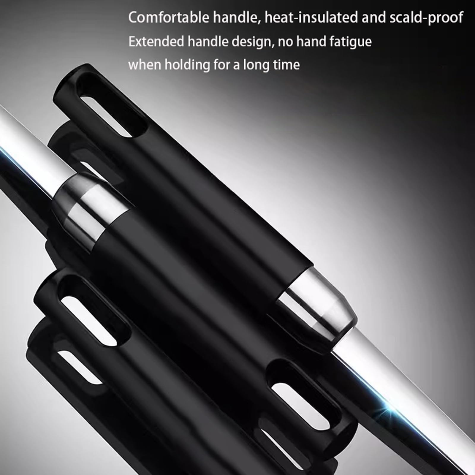 Edelstahl Sieb Set, Sieb 3er Set, 11,5/13,5/15,5 cm feinmaschiges Haushaltssieb mit verstärktem Griff zum Abseihen und Abtropfen