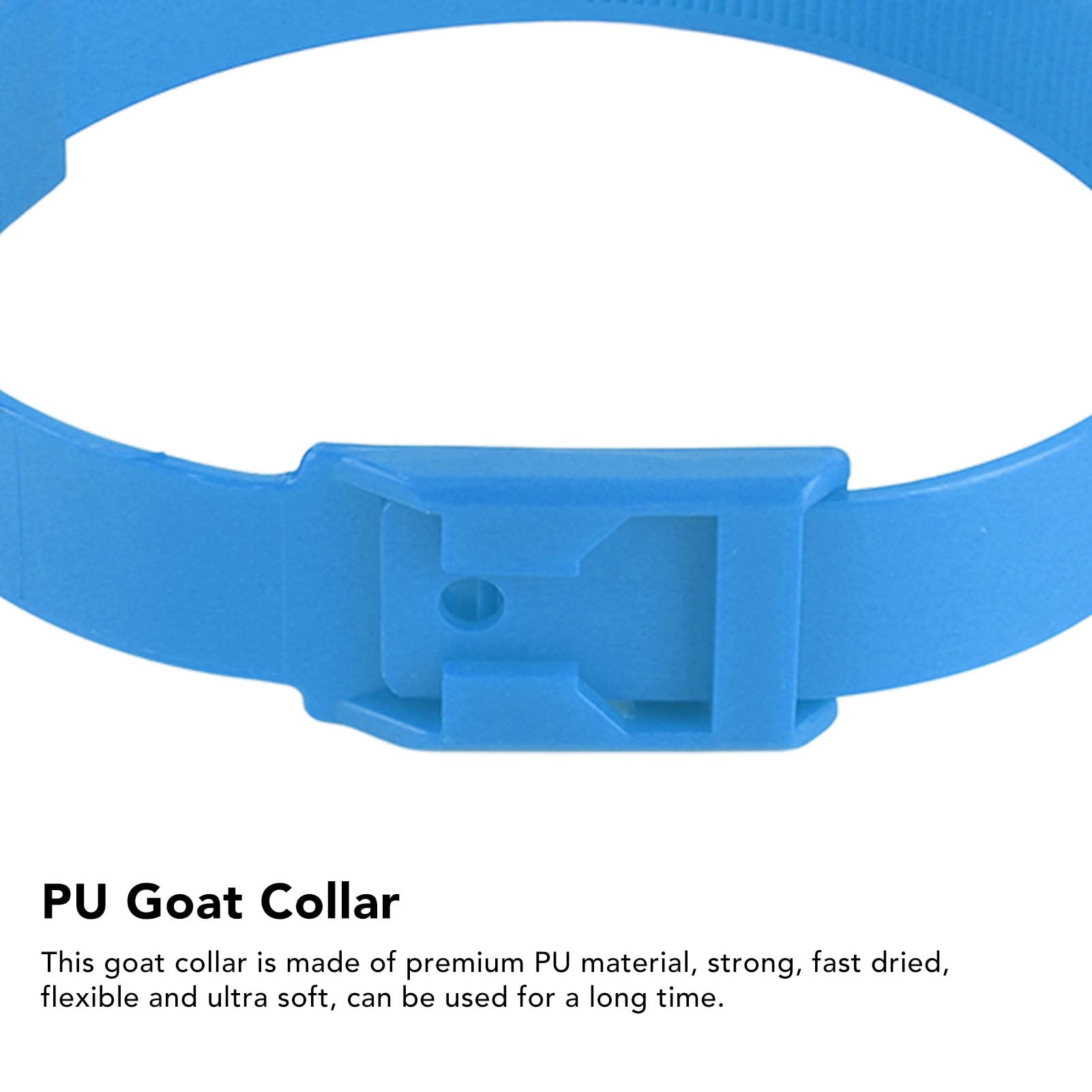 Collier Identification Couleur 23 Pouces en PU Réglable pour Vache Cheval Mouton Chèvre Bétail Ferme Élevage Surveillance Santé Suitable for Adulte et Jeune Animal