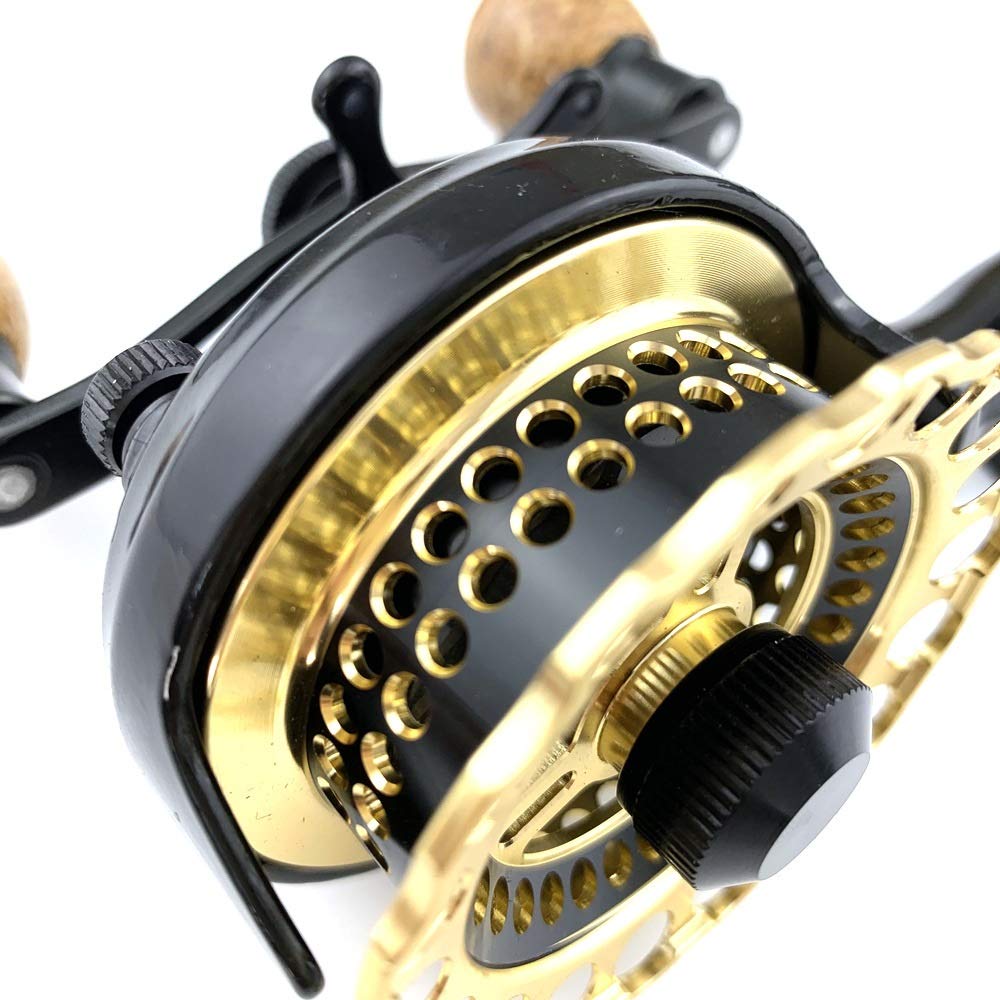 Amazon | スピニングリール 軽量 フライフィッシングリール比2.7：1魚