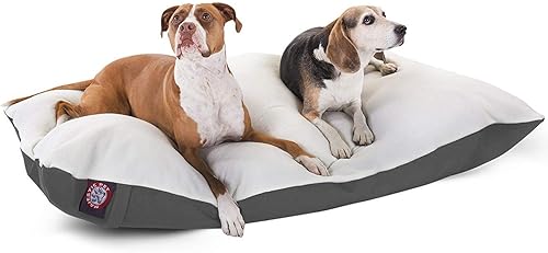 Miniatura 16 de 30 x 40 rectángulo negro Pet perro cama con cubierta lavable extraíble por Majestic Pet Productos Pequeño A mediano, Negro Negro