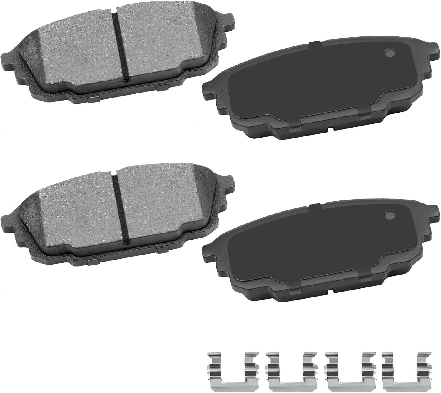 cciyu D892 Rear Ceramic Disc Brake Pads Kit For Mazda Protege 2001-2003,For Mazda Protege5 2002-2003 4PCS