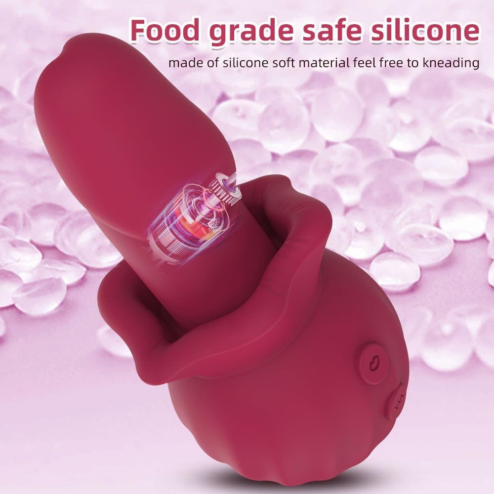 Vibratoreper Donna Professionale Clitoride Succhia Clitoride per Squirt Stimolatore Clitoride Femminile con 10 Modalità vibratoriper donne Wireless stimolatore clitoride sex toy Impermeabile