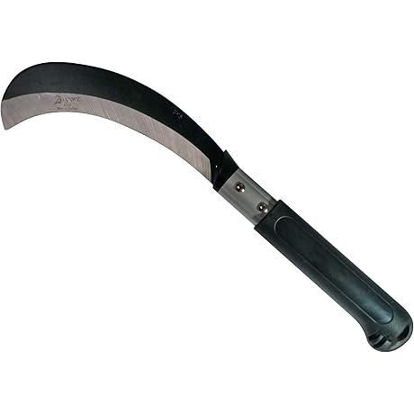 Zenport Premium Quality Carbon Steel Blade Folding Sickle
