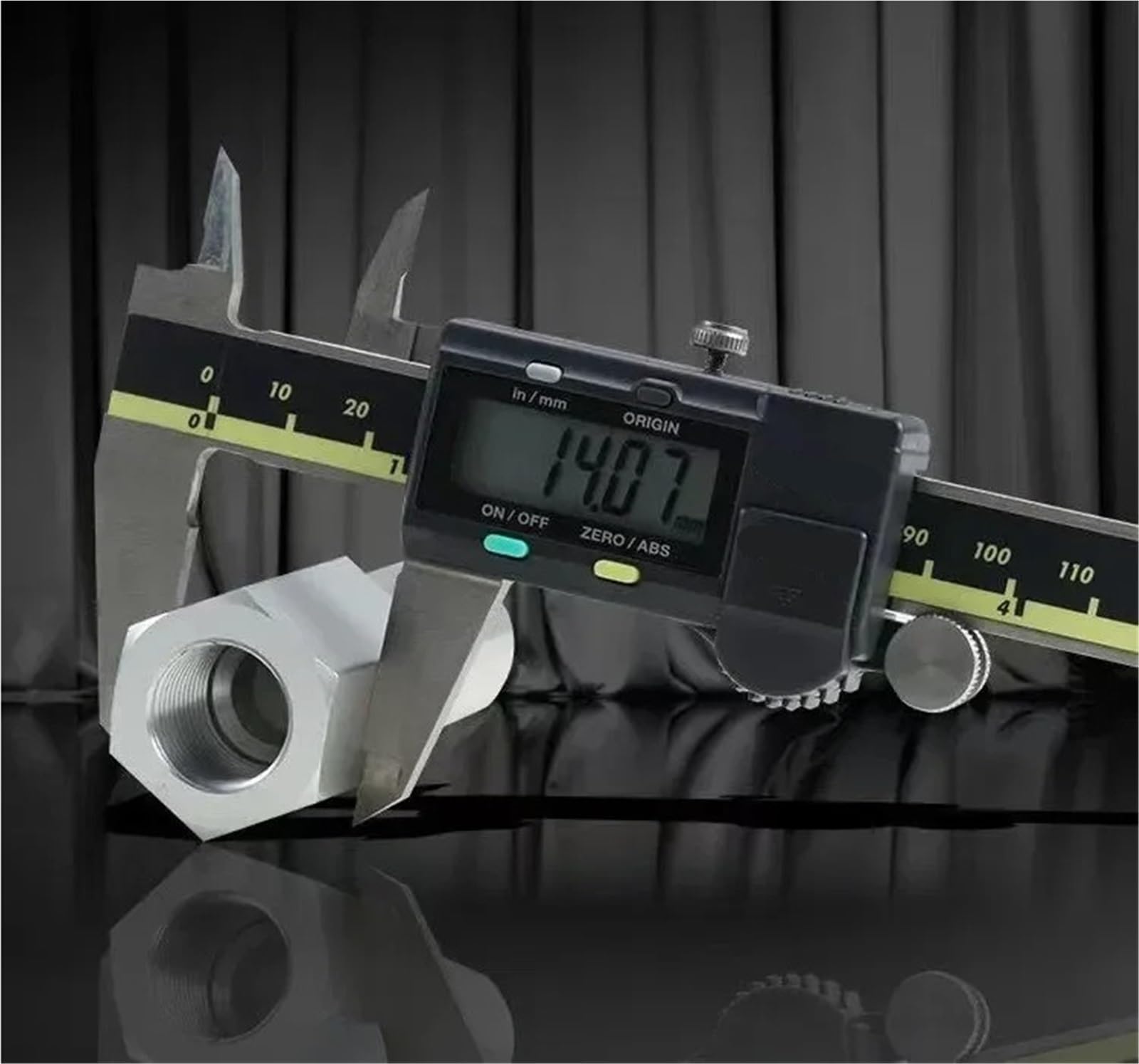 Suwmiarka cyfrowa Suwmiarka cyfrowa LCD 0,01 mm, wysokiej precyzji, stal nierdzewna, 150 mm, narzędzie pomiarowe Wysoka dokładność