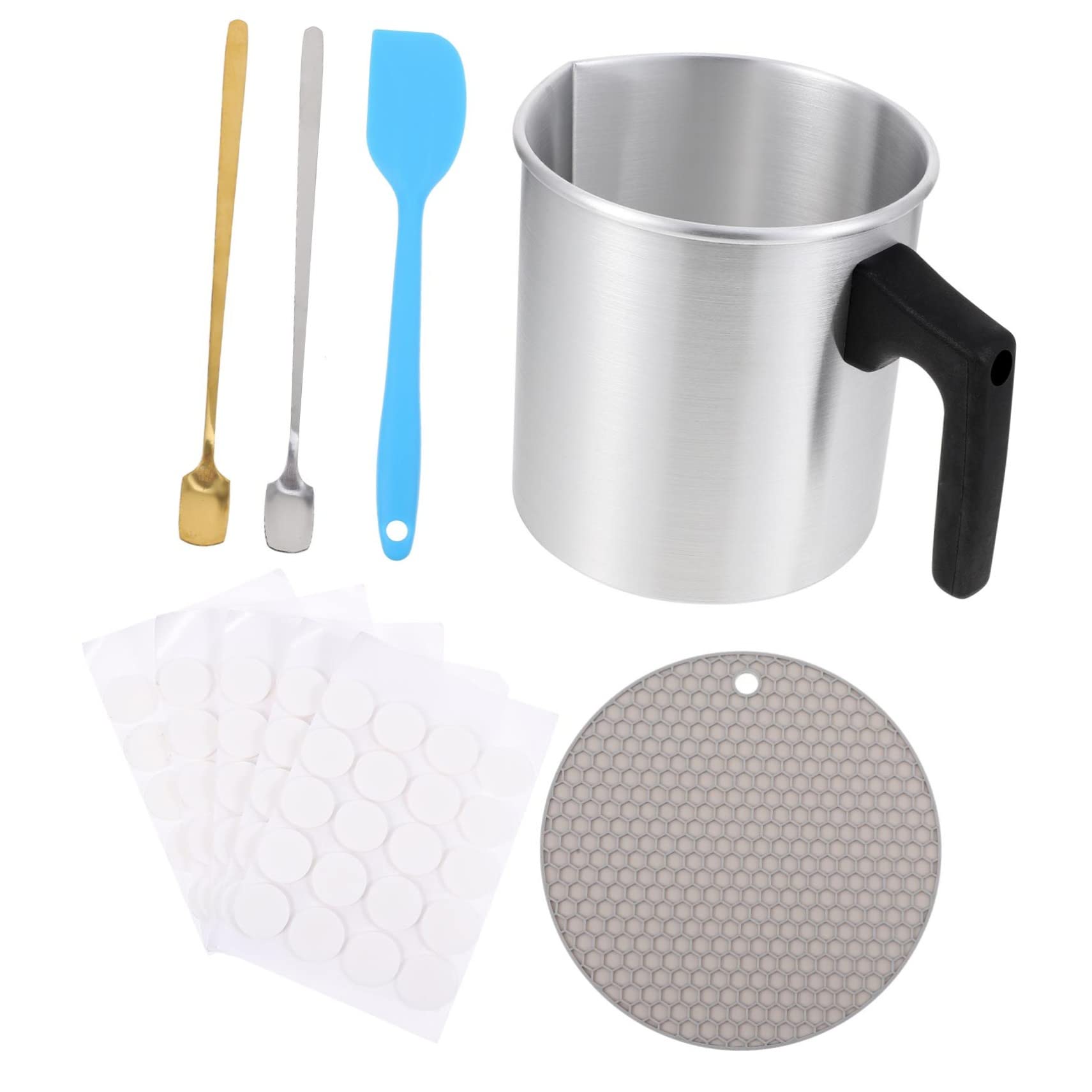 Kit de Fabrication de Bougies Parfumées, Pot à Fondre la Cire à Bougie