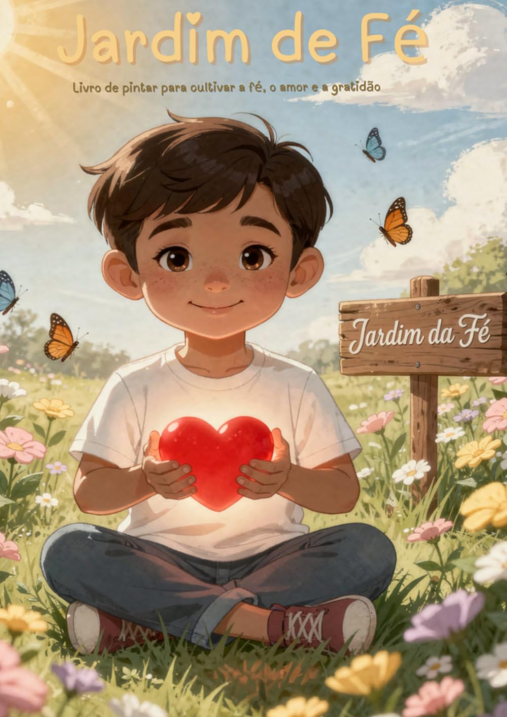 Jardim de Fé: Livro de pintar para cultivar a fé, o amor e a gratidão (Coleção Jardim da Fé)