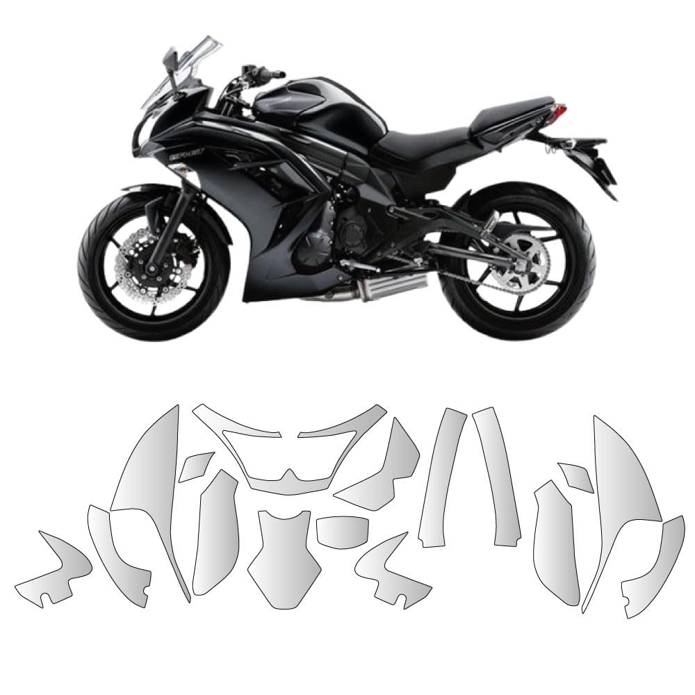 PPF winyl kompatybilny z Kawasaki ER 6F 2006-2012 Mod 3