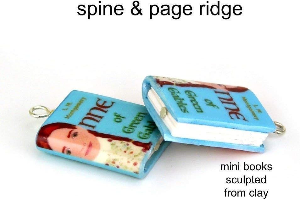 Anne of Green Gables L.M. Montgomery Clay Mini Book Framed Home Wall Trim Trinket Decor Ornament