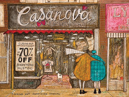 Sam Toft (Picking Out Something Special) 30 x 40 cm Toile Imprimée